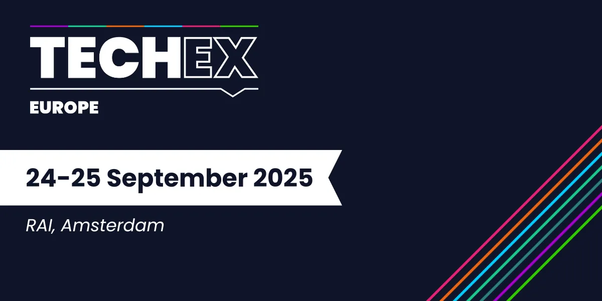 TechEx Europe 2025, 24-25 septembre, Amsterdam