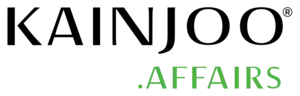 Affairs word in a bold green font