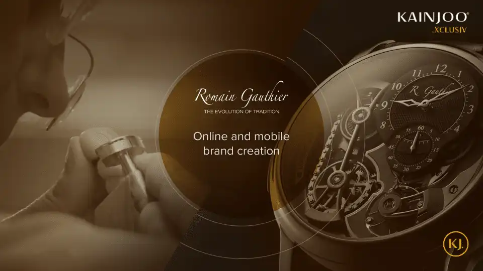 Luxury watch brand creation by Kainjoo Xclusiv.