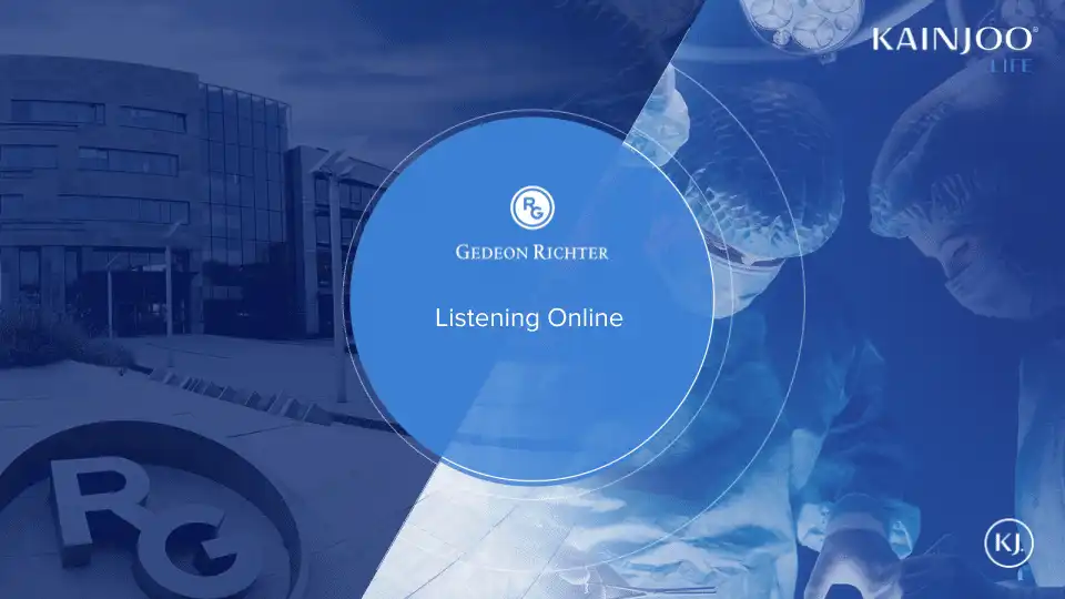 Gedeon Richter listening online, medical professionals image