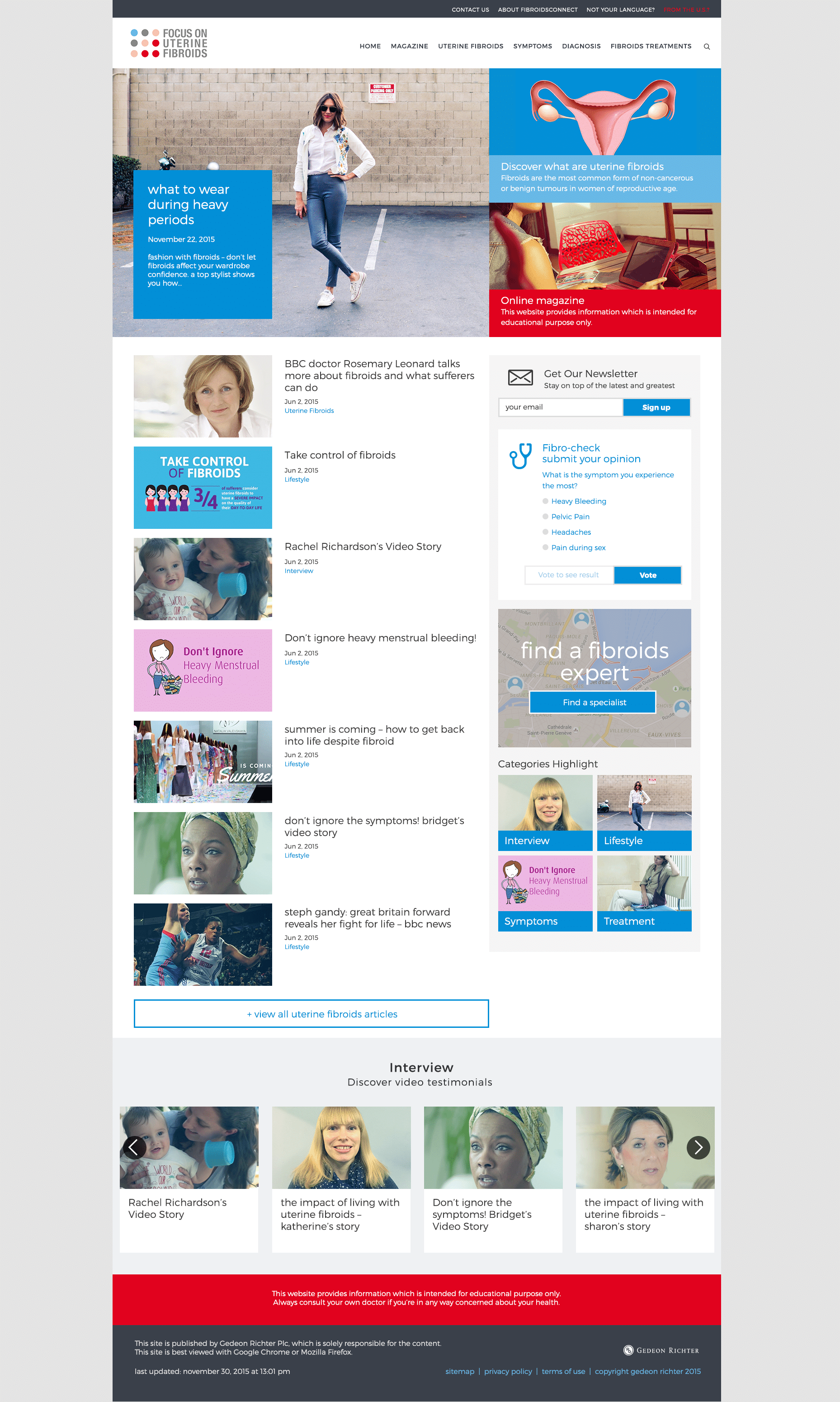 151130 fibroidsconnect home