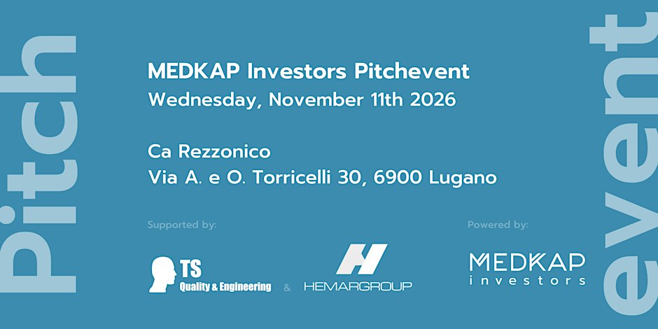 MEDKAP Investors Pitch Event in Lugano