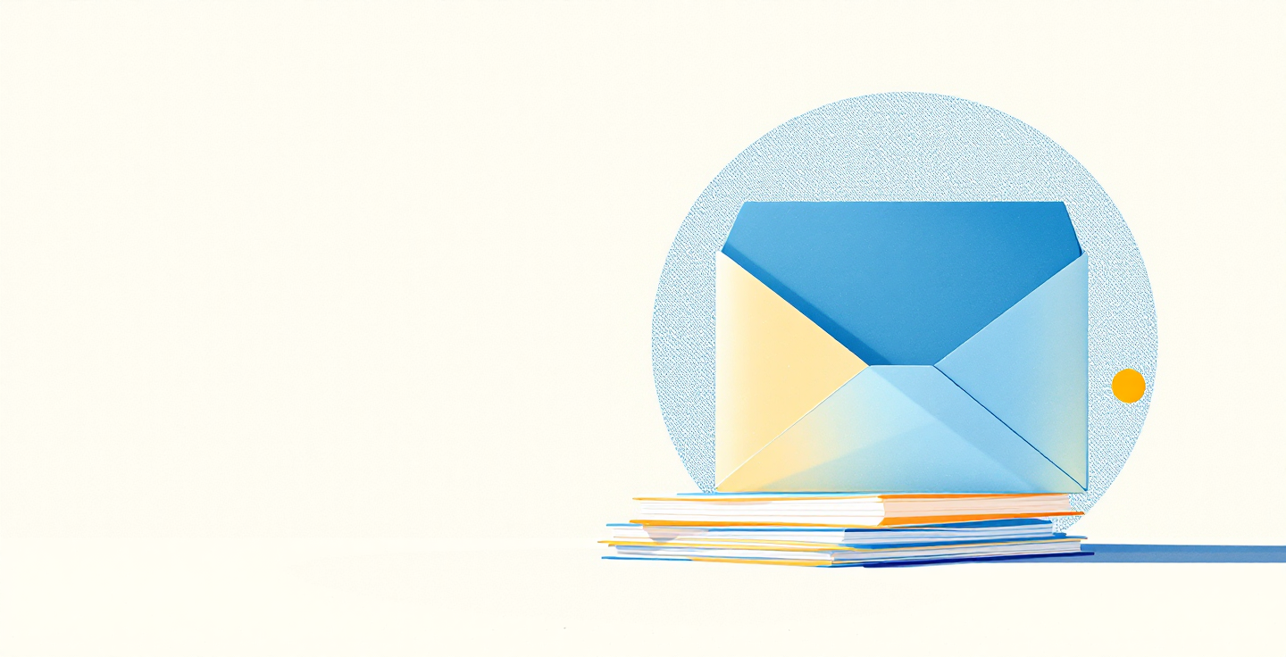 A single sealed reference letter resting on top of a stack of CVs, illustrating the weight of the Swiss work certificate