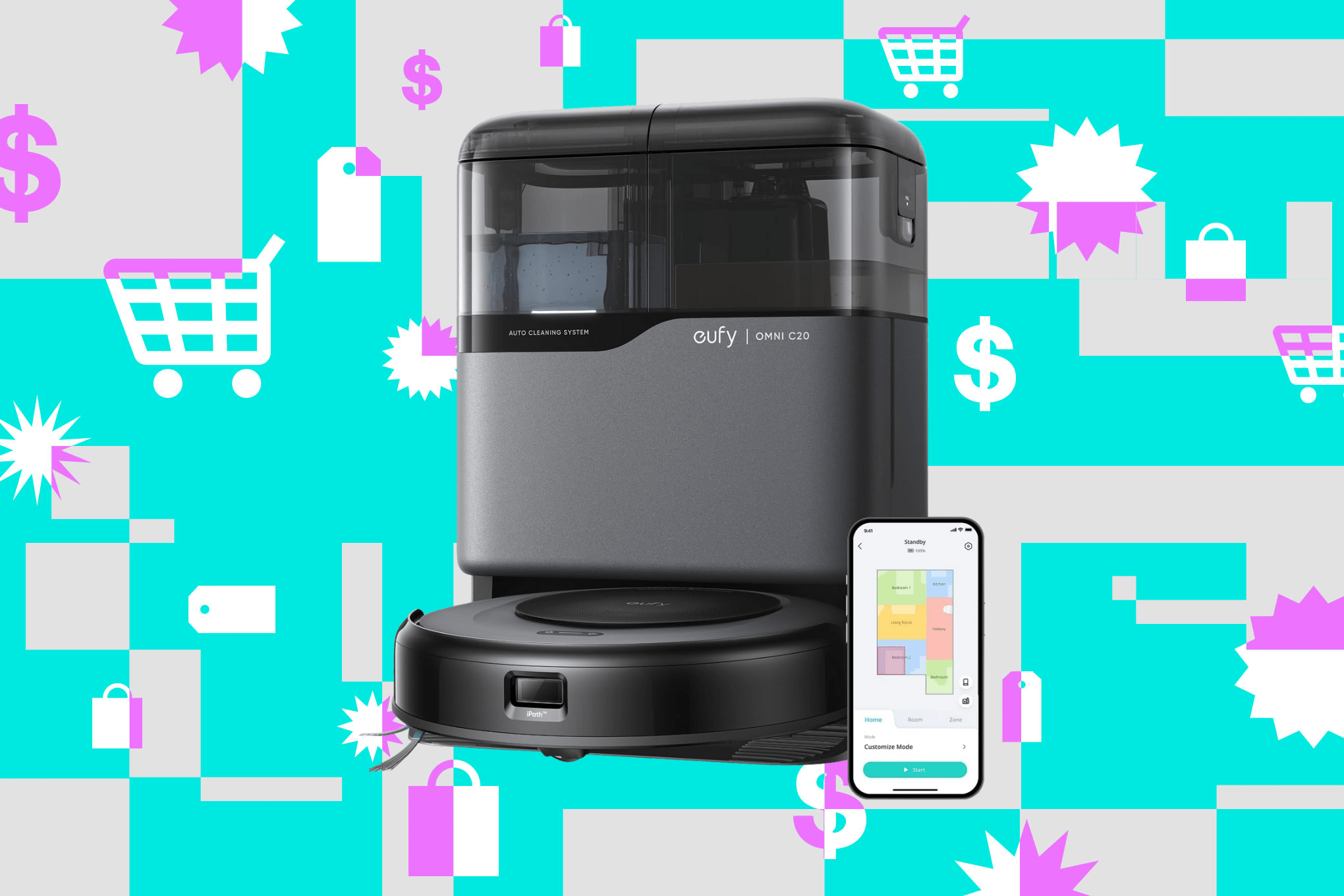 Eufy Omni C20 Robot Vacuum Mop Combo Offers $300 Discount for a Limited Time