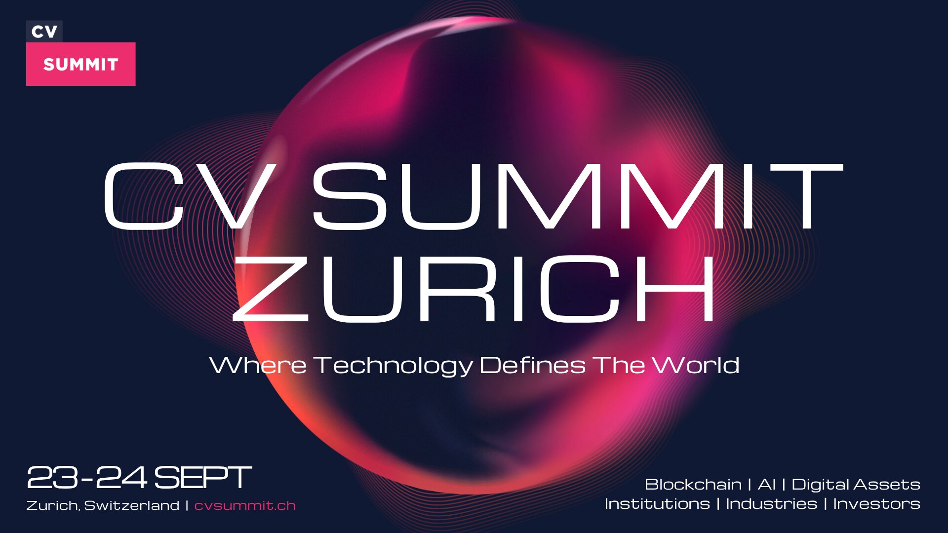 CV Summit Zurich, Technology Conference September 23-24