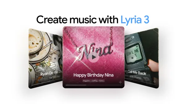 Gemini Introduces Lyria 3: Create Unique 30-Second Music Tracks from Text and Images