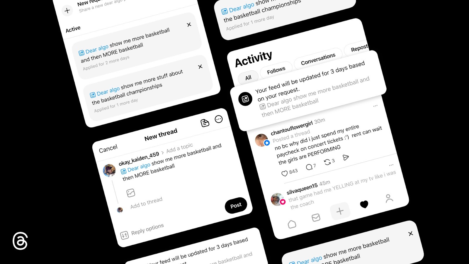 Threads Introduces 'Dear Algo' to Let Users Guide Their Feed Recommendations