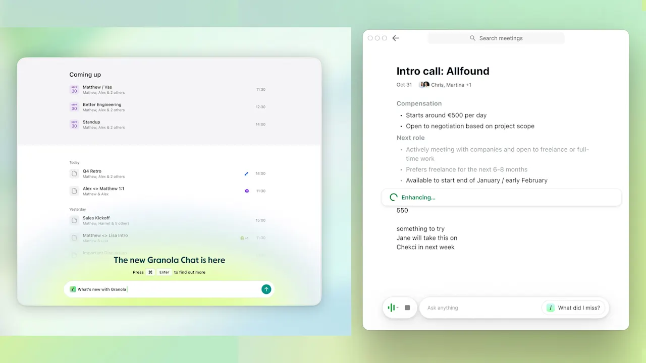 Granola: Redefining AI Note-Taking with a User-Controlled Approach