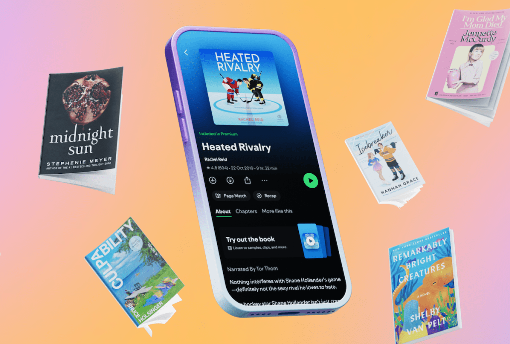 Spotify Expands Into Physical Book Sales and Enhances Audiobook Experience
