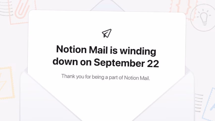Notion to Discontinue Its Email Service as AI Takes Over Inbox Management