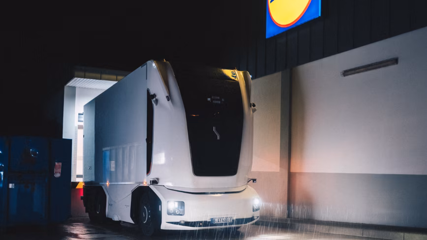 Lidl Launches Autonomous Electric Truck Service in Germany with Einride