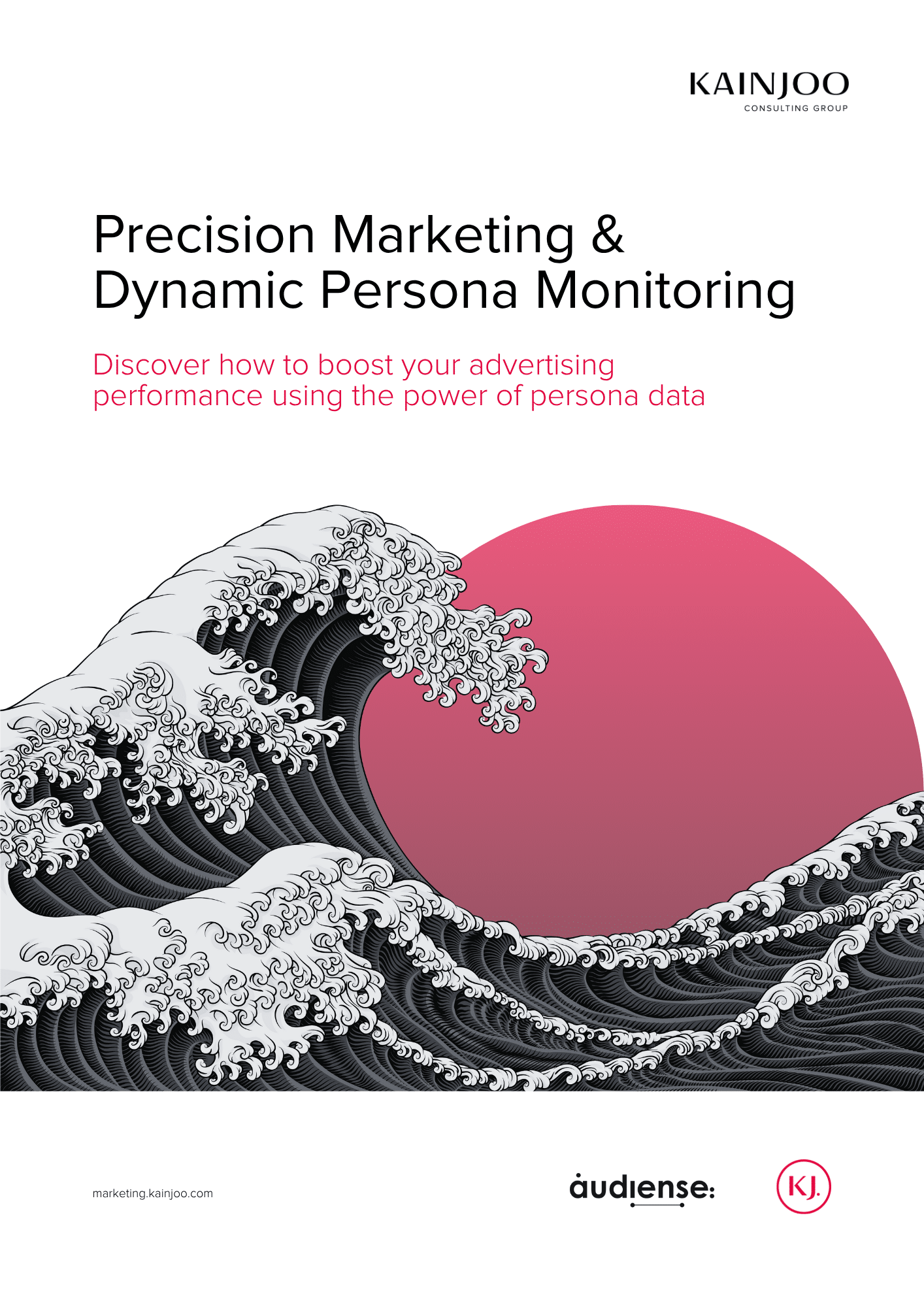 Precision marketing and persona monitoring illustration.