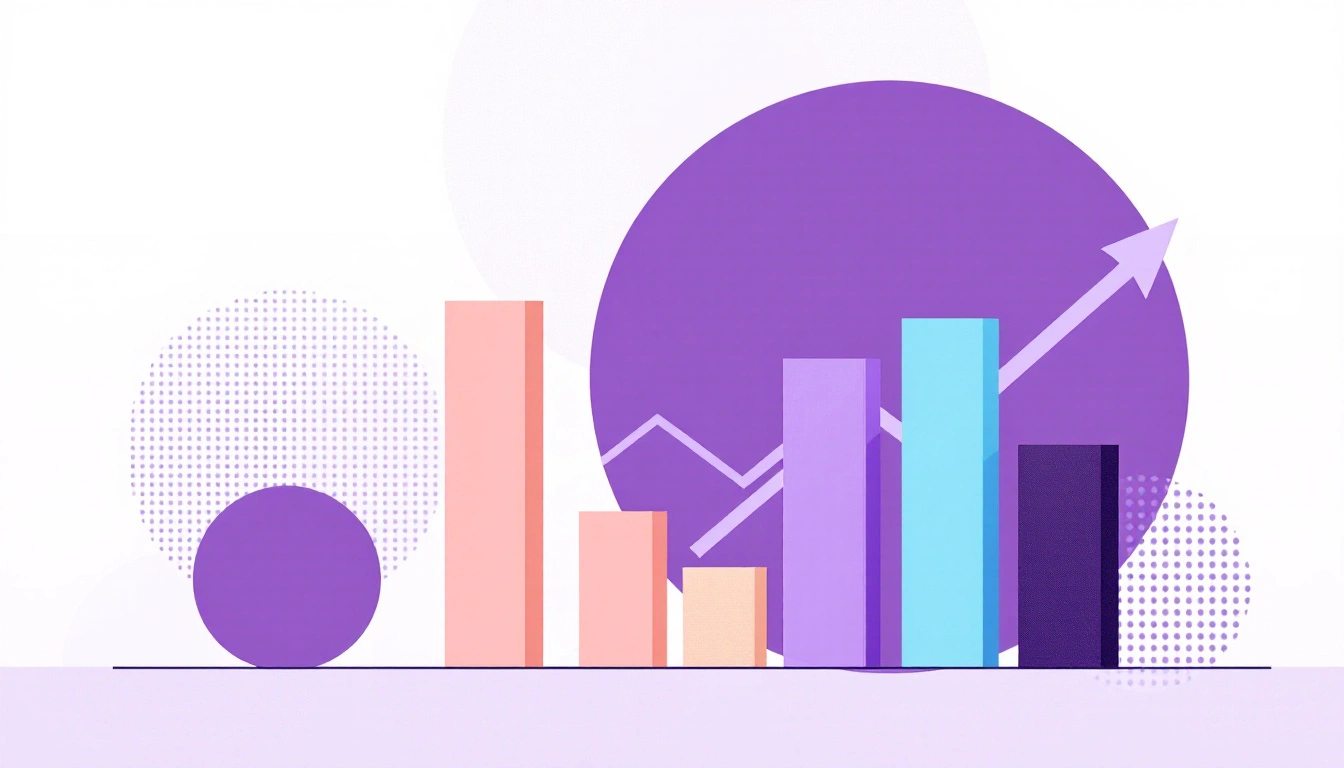 SME marketing budget reallocation from paid acquisition to owned channels, depicting a flat editorial illustration of a budget bar chart shifting toward email, content and SEO